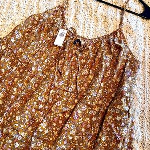 Yellow floral cami dress from Old Navy NWT